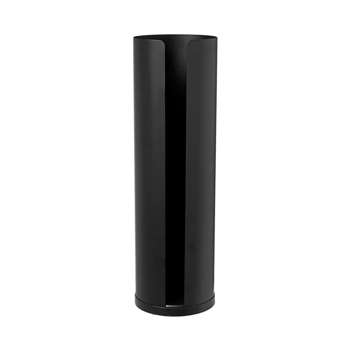 WC-Rollenhalter -NEXIO- Black Size L, Ø 13,5 cm. Material: Stahl pulverbeschichtet, Kunststoff. Von Blomus.