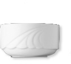 Bowl - Inhalt 0,26 ltr - stapelbar-, Form AMBIENTE - uni weiß, Durchmesser 10 cm