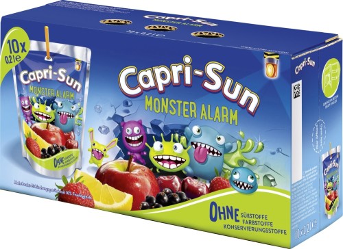 Capri Sun Fruchtsaftgetränk Monster Alarm 200ML