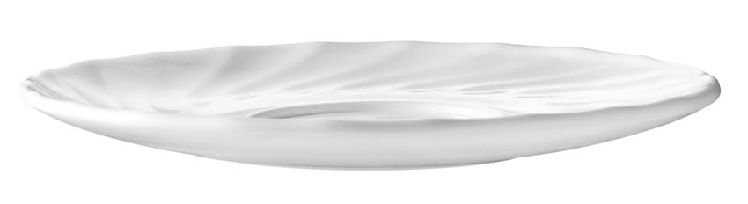 Kaffeeuntertasse 14 cm Form Trianon uni weiß - ARCOPAL