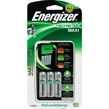 Energizer® Akkuladegerät Maxi Charger AA, AAA