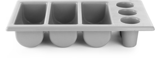 HENDI Besteckbehälter - 530x325x(H)105 mm grau Farbe