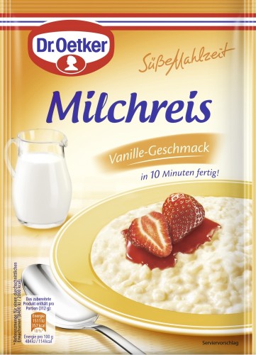 Dr. Oetker Süße Mahlzeit Milchreis Vanille 125G
