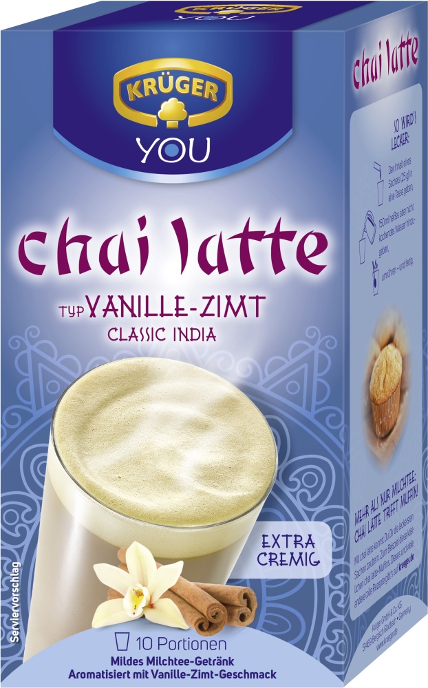 Krüger Chai Latte India Instant 250G