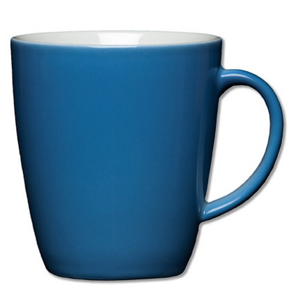 Henkelbecher 0,35 l mit Höhe: 9,6 cm, Farbe: polar blue / polarblau Form: Eschenbach Coffeeshop Color.