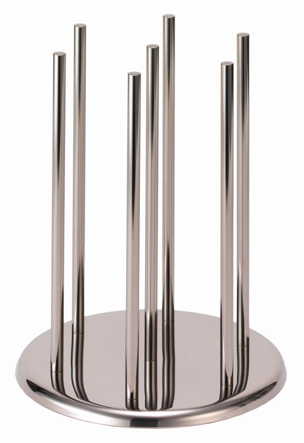 ELEGANCE Schälchenhalter Maxi ohne Glasschalen, Modell Edelstahl für max. 60 Glasschälchen (Ø 70mm)