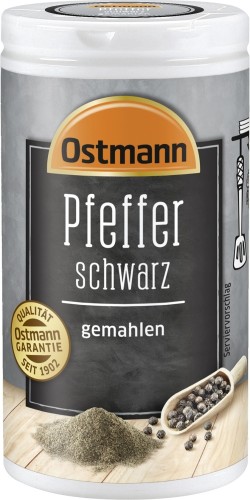 Ostmann Pfeffer schwarz gemahlen 40G