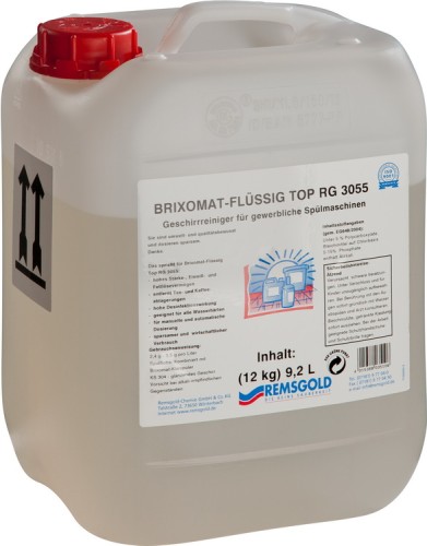 Brixomat-Flüssig Top RG 3055 12kg gute Stärke-,Fett-, Eiweißlösevermögen Geschirreiniger chlorreduziert