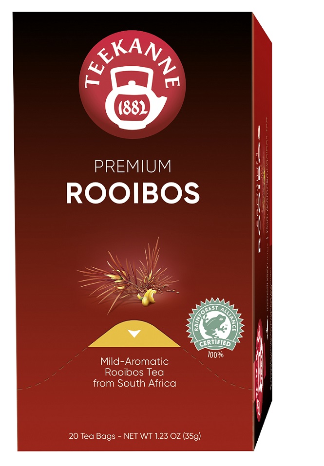 Teekanne Premium ROOIBOS, Inhalt: 20 Beutel à 1,75 Gramm, mit mildem Rooibos aus Südafrika