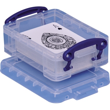 Really Useful Box Aufbewahrungsbox 12 x 4,5 x 8,5 cm (B x H x T) Polypropylen transparent