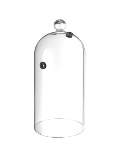 Glasglosche mit Lüftungsöffnung Cocktail Ø 130, 282 mm Höhe, aus Borosilicaat