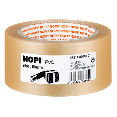NOPI® Packband 50 mm x 66 m (B x L) PVC transparent