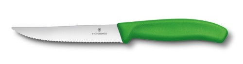 Victorinox Pizzamesser, grün mit Wellen, 12 cm