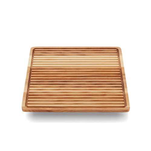 WMF Brotschneidebrett Holz (Esche) quadratis | Maße: 25 x 25 x 2,1 cm