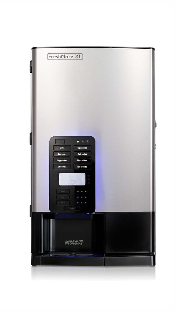 BONAMAT FreshMore XL 420 Filterkaffeemaschine. Kombiniertes Gerät für Frischbrüh-Filterkaffee und Heißgetränke auf Basis von Automatenprodukten.