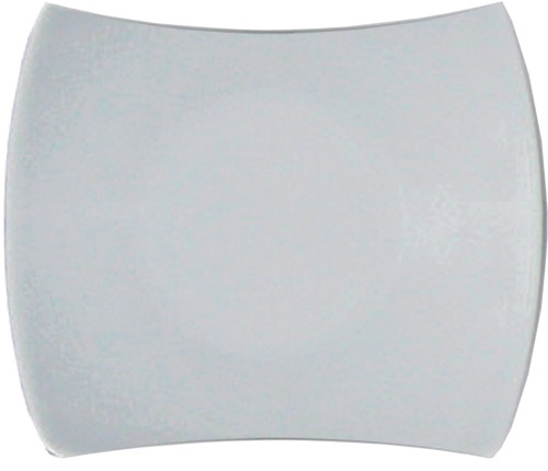 Tokio Uni Rechteckteller flach 31x26cm * - weiß - Saturnia Porzellan