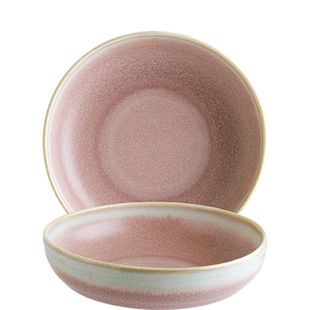 Bonna Pott Bowl Pink 18cm; 65cl, Reaktive Glasur, pink, Porzellan