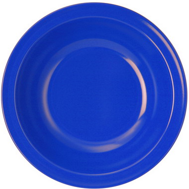 WACA Suppenteller COLORA in blau, aus Melamin. Durchmesser: 20,5 cm. Kapazität: 0,6 l.