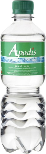 Apodis Mineralwasser Medium 0,5L Flasche Mehrwegartikel (inkl. Pfand)