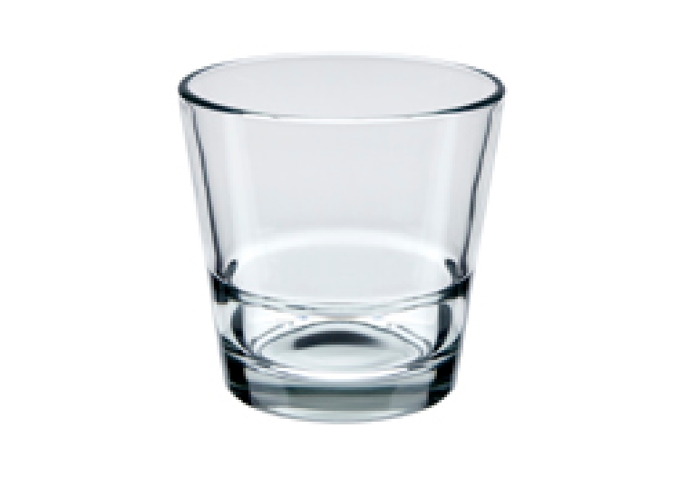 Wasserglas STACK UP, Inhalt: 0,21 Liter, Höhe: 80 mm, Durchmesser: 83 mm, stapelbar, Arcoroc.