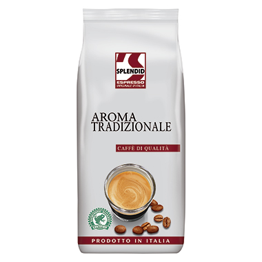 SPLENDID Espresso Aroma Tradizionale ganze Bohne 1.000 g/Pack., Aroma Tradizionale, ganze Bohne, 1.000 g/Pack.