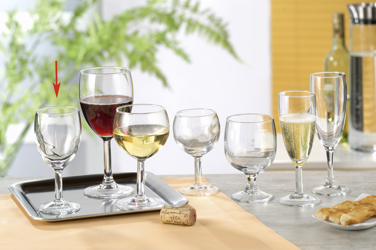 Weinglas/Wasserglas  SAVOIE, Inhalt: 0,19 Liter, Höhe: 140 mm, Durchmesser: 69 mm. robust