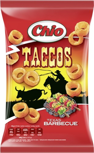Chio Taccos Texas Barbecue Chipsringe 75G