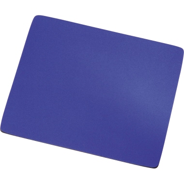 Hama Mauspad 22,3 x 0,3 x 18,3 cm (B x H x T) nicht antistatisch ohne Handgelenkauflage Jersey blau