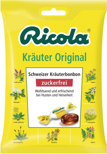 Ricola Kräuter Original ohne Zucker 75G