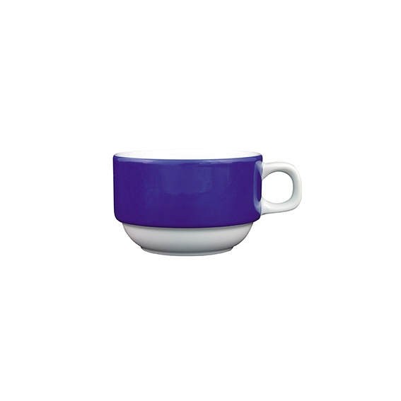 Kaffee-Obertasse - Inhalt: 0,18 ltr., Form Funktion - blau, ohne Untertasse