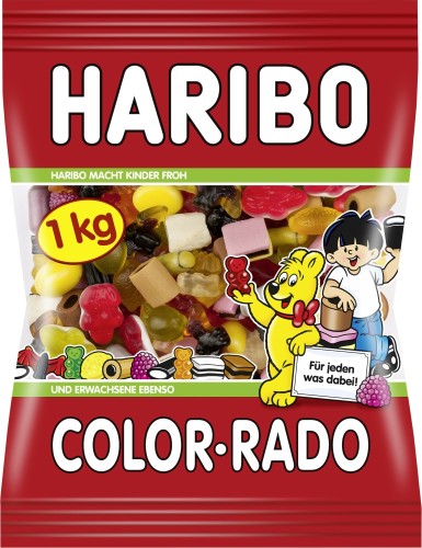 Haribo Color-Rado Motivbeutel Fruchtgummi 1KG