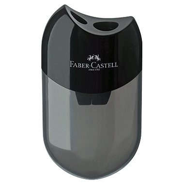 Faber-Castell Doppelspitzdose 8 und 11mm Dose Kunststoff Kunststoff schwarz