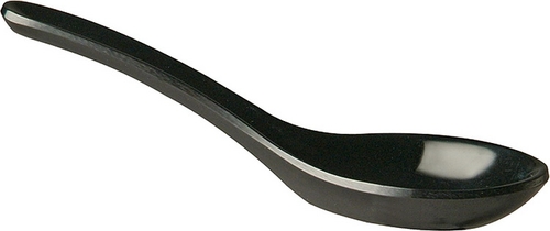 Fingerfood-Löffel -HONG KONG- 13,5 x 4,5 cm Melamin, schwarz Verpackungseinheit: 60 Stück spülmaschinengeeignet stapelbar