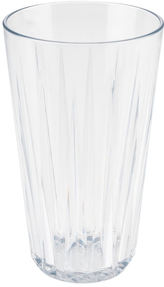 Trinkbecher -CRYSTAL- Ø 9 cm, H: 15,5 cm Tritan, transparent, Inhalt: 0,5 Liter, BPA-Frei stoßfest, stapelbar, spülmaschinengeeignet