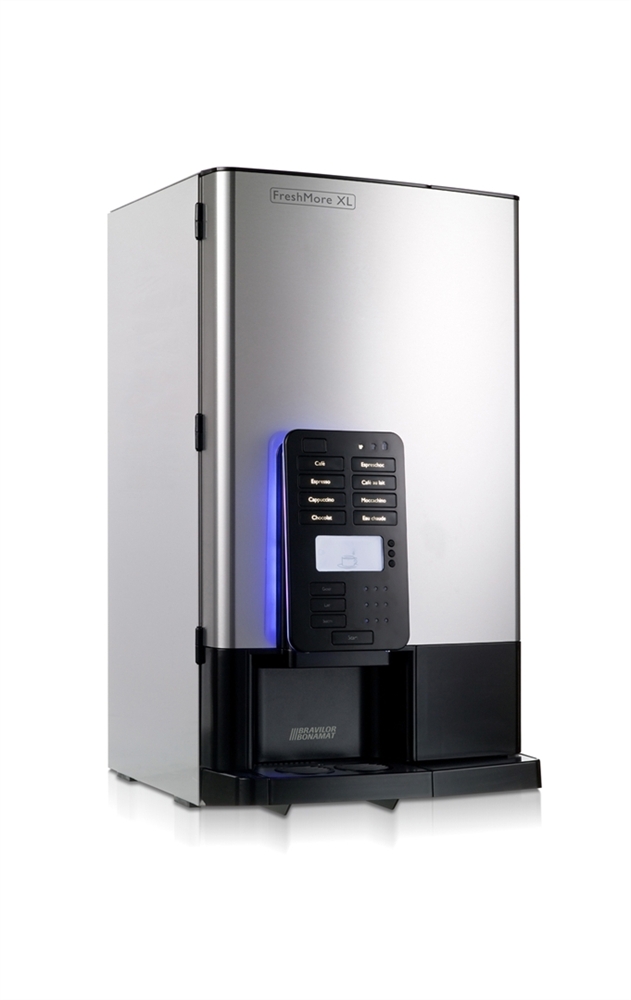 BONAMAT FreshMore XL 420 Filterkaffeemaschine. Kombiniertes Gerät für Frischbrüh-Filterkaffee und Heißgetränke auf Basis von Automatenprodukten.
