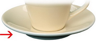 Espresso-Untertasse - Durchmesser 12,0 cm - ohne Obertasse - COFFEE SHOP - beige