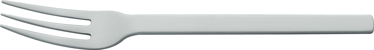 Kuchengabel, Silber, mattiert, 16 cm, Serie: Minimale mattiert. Marke: ZWILLING