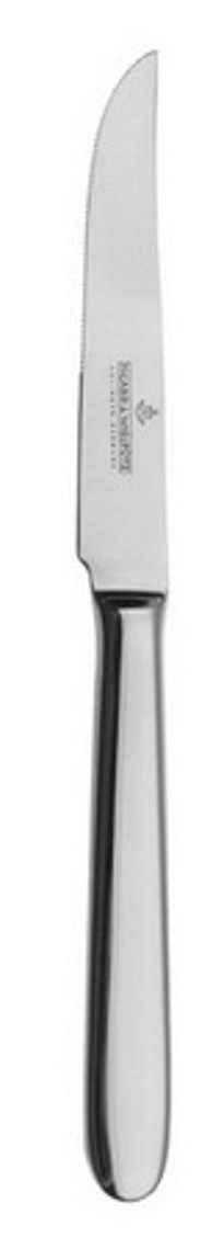 Steakmesser TICINO, Edelstahl 18/10, poliert, Stahlheft mit nahtlos angeschweißter Klinge aus Edelstahl, Länge: 22,3 cm.