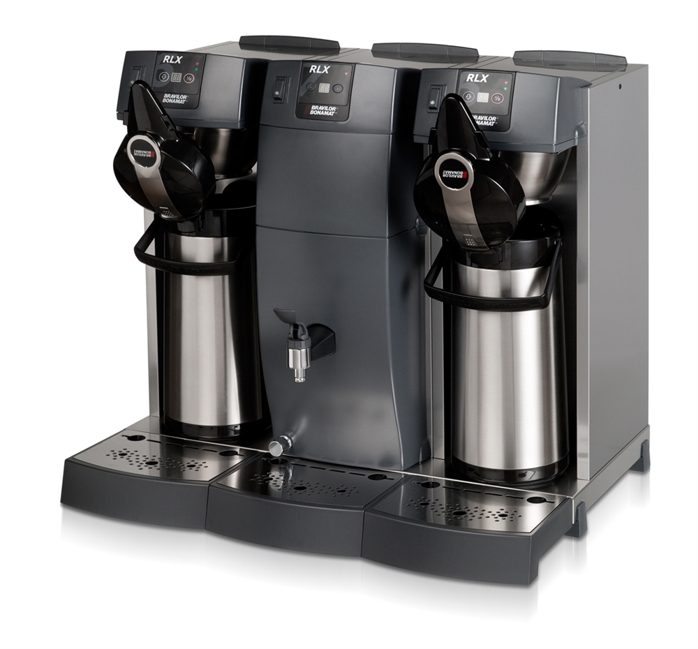 BONAMAT Filterkaffeemaschine RLX 676, 2 Brühsysteme, separater Heißwasserzapfhahn, in 2er Schritten einstellbar