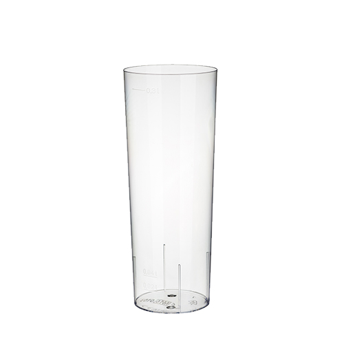 10 Gläser für Longdrinks, PS 0,3 l Ø 5,85 cm · 15,2 cm glasklar von Starpak