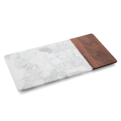 WMF Platte Marmor/ Holz rechteckig 38,1x20x1 | Maße: 38 x 20 x 1,5 cm