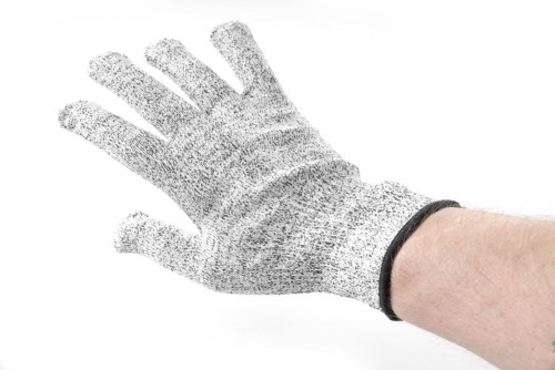 Handschuhe, schnittfest, 2 Stück. Bietet optimalen Schutz beim Umgang mit scharfen Klingen und Gegenständen