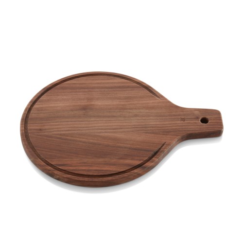 WMF Servierbrett Holz (Walnuss) rund Ø5x33cm | Maße: 25 x 33 x 1,5 cm