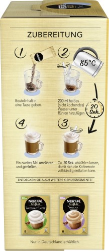 Nescafe Latte Macchiato 8 Stück Getränkepulver Instant 144G