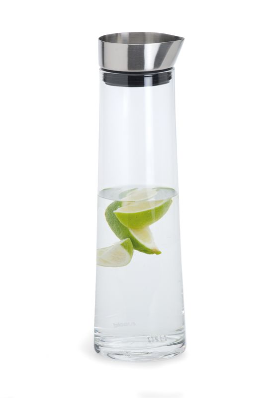 Blomus Wasserkaraffe FRESH, Inhalt: 1 Liter, Höhe: 305 mm, Glas-Edelstahl-Kombination.