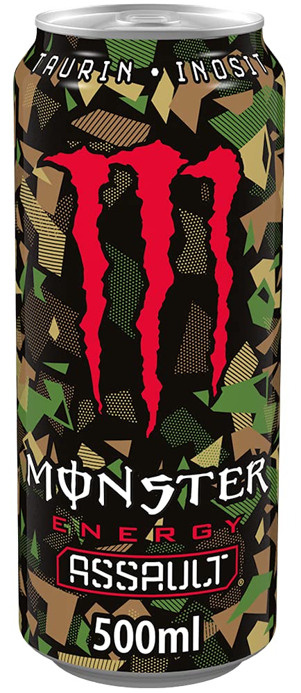 Monster Assault Energy Drink 0,5L DoseMehrwegartikel (inkl. Pfand) Cola-Kirsch-Geschmack