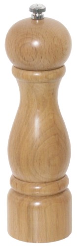 Pfeffermühle aus naturfarbenen Buchenholz, mit hochwertigem Keramik-Mahlwerk Volumen: 0,05 l, Durchmesser: 6 cm, Höhe: 21 cm
