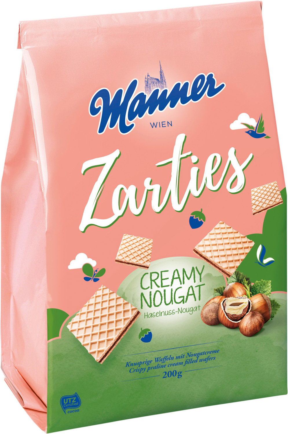 Manner Zarties Creamy Nougat 200G