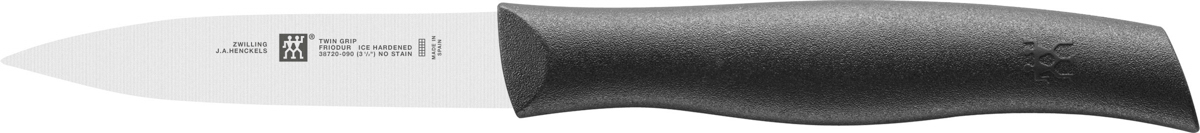 Spick & Garniermesser, 9 cm, Schwarz, Kunststoff, Serie: TWIN Grip. Marke: ZWILLING