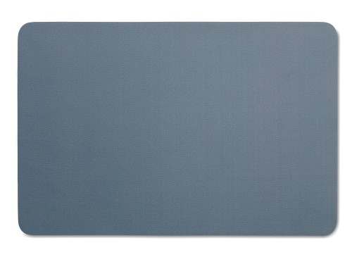 KELA Tisch-Set Kimara PU-Leder dunkelgrau 45,0x30,0x0,2cm